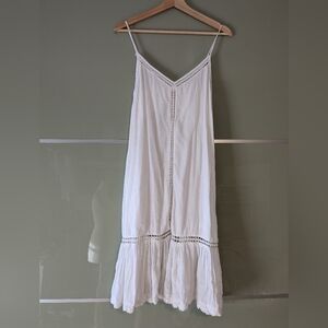 White Summer Dress Large